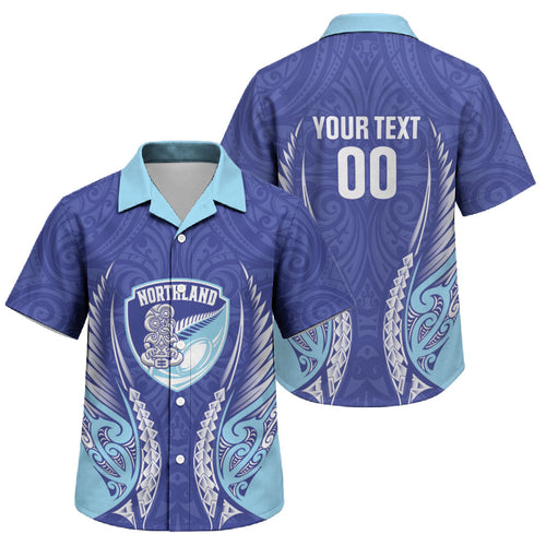 Northland 2026 Rugby Custom Family Matching Puletasi and Hawaiian Shirt NZ Maori Silver Fern