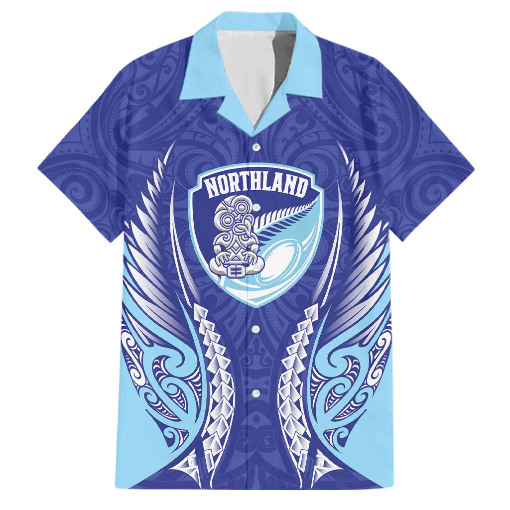 Northland 2026 Rugby Custom Family Matching Tank Maxi Dress and Hawaiian Shirt NZ Maori Silver Fern