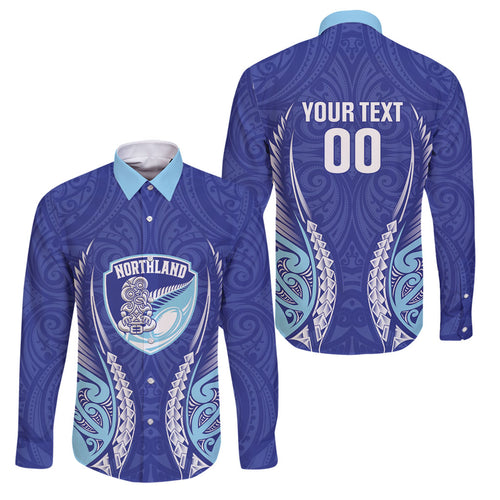 Northland 2026 Rugby Custom Family Matching Tank Maxi Dress and Hawaiian Shirt NZ Maori Silver Fern
