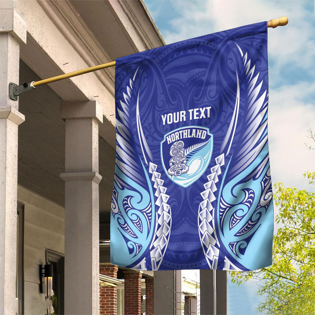 Northland 2026 Rugby Custom Garden Flag NZ Maori Silver Fern
