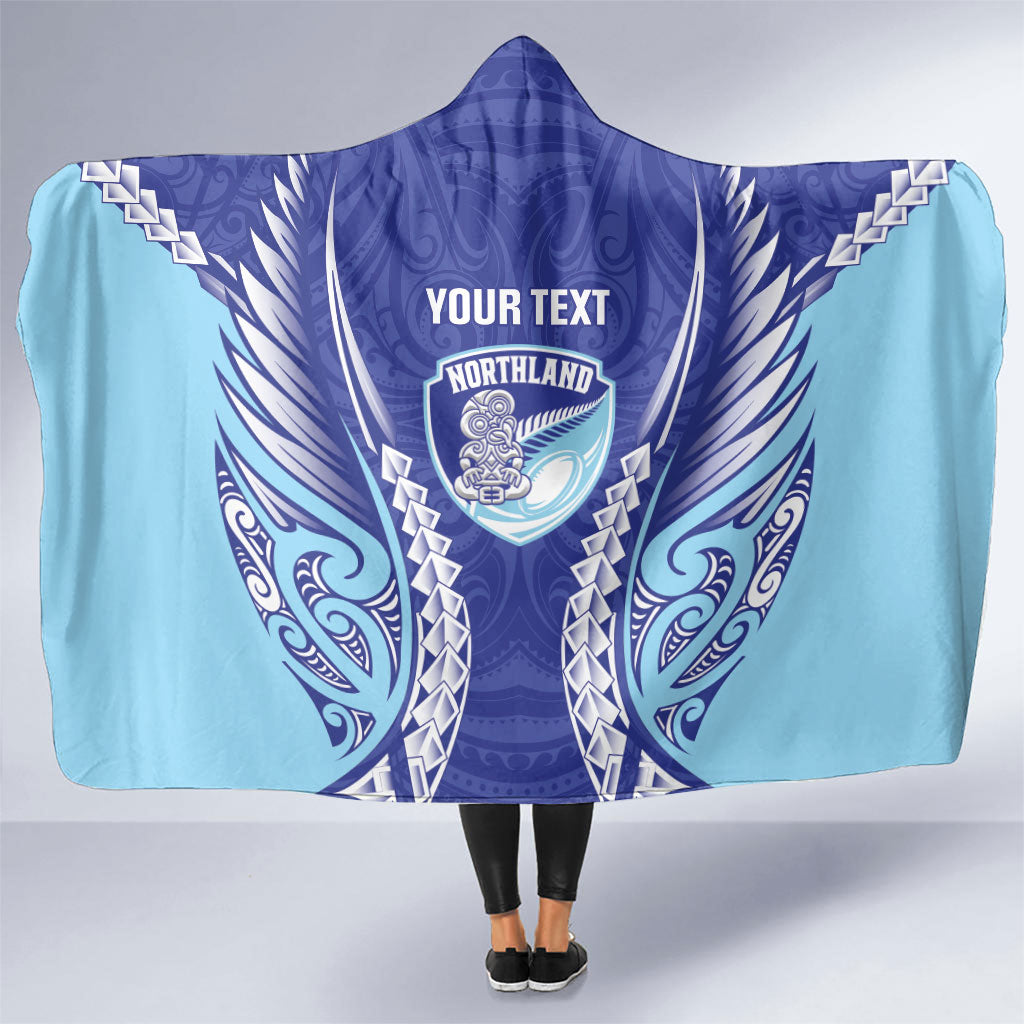 Northland 2026 Rugby Custom Hooded Blanket NZ Maori Silver Fern