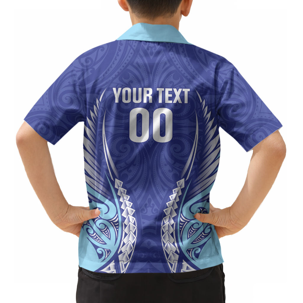 Northland 2026 Rugby Custom Kid Hawaiian Shirt NZ Maori Silver Fern LT14