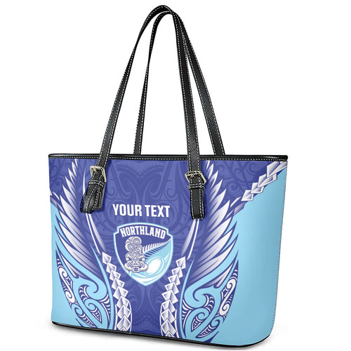 Northland 2026 Rugby Custom Leather Tote Bag NZ Maori Silver Fern