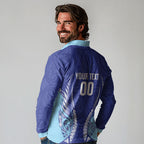 Northland 2026 Rugby Custom Long Sleeve Polo Shirt NZ Maori Silver Fern