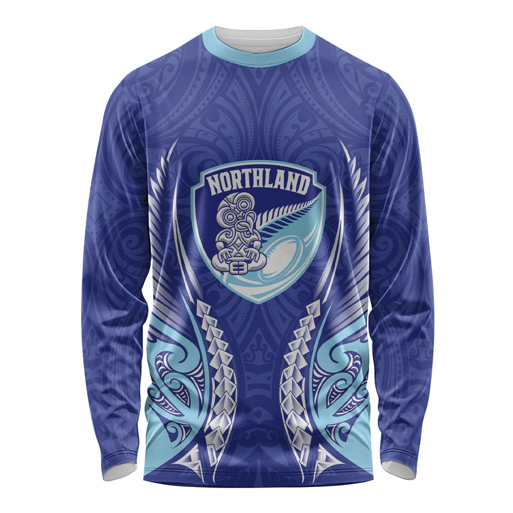 Northland 2026 Rugby Custom Long Sleeve Shirt NZ Maori Silver Fern