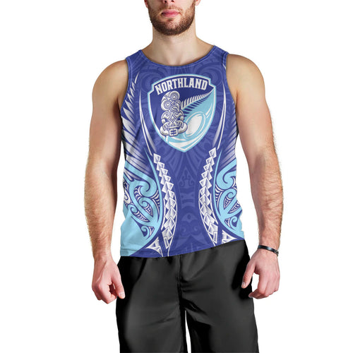 Northland 2026 Rugby Custom Men Tank Top NZ Maori Silver Fern