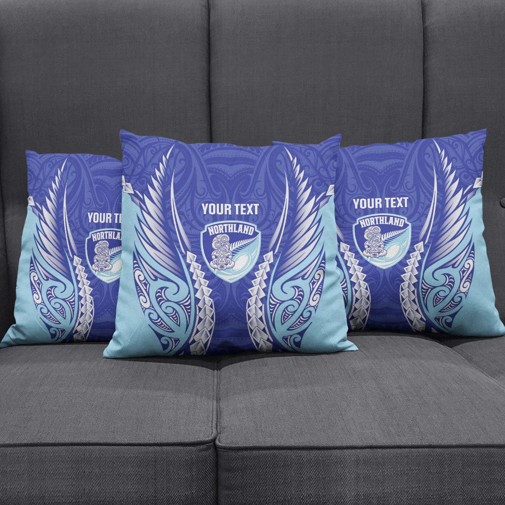 Northland 2026 Rugby Custom Pillow Cover NZ Maori Silver Fern