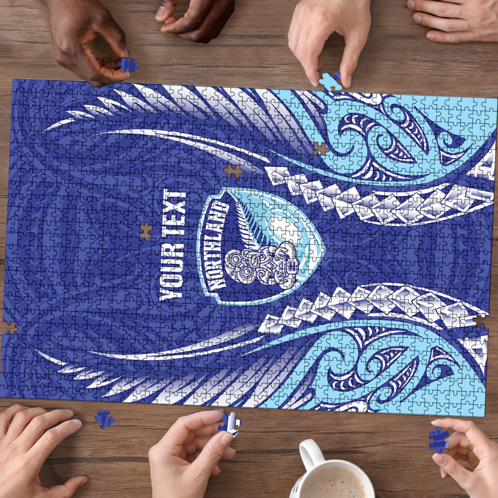 Northland 2026 Rugby Custom Puzzle NZ Maori Silver Fern