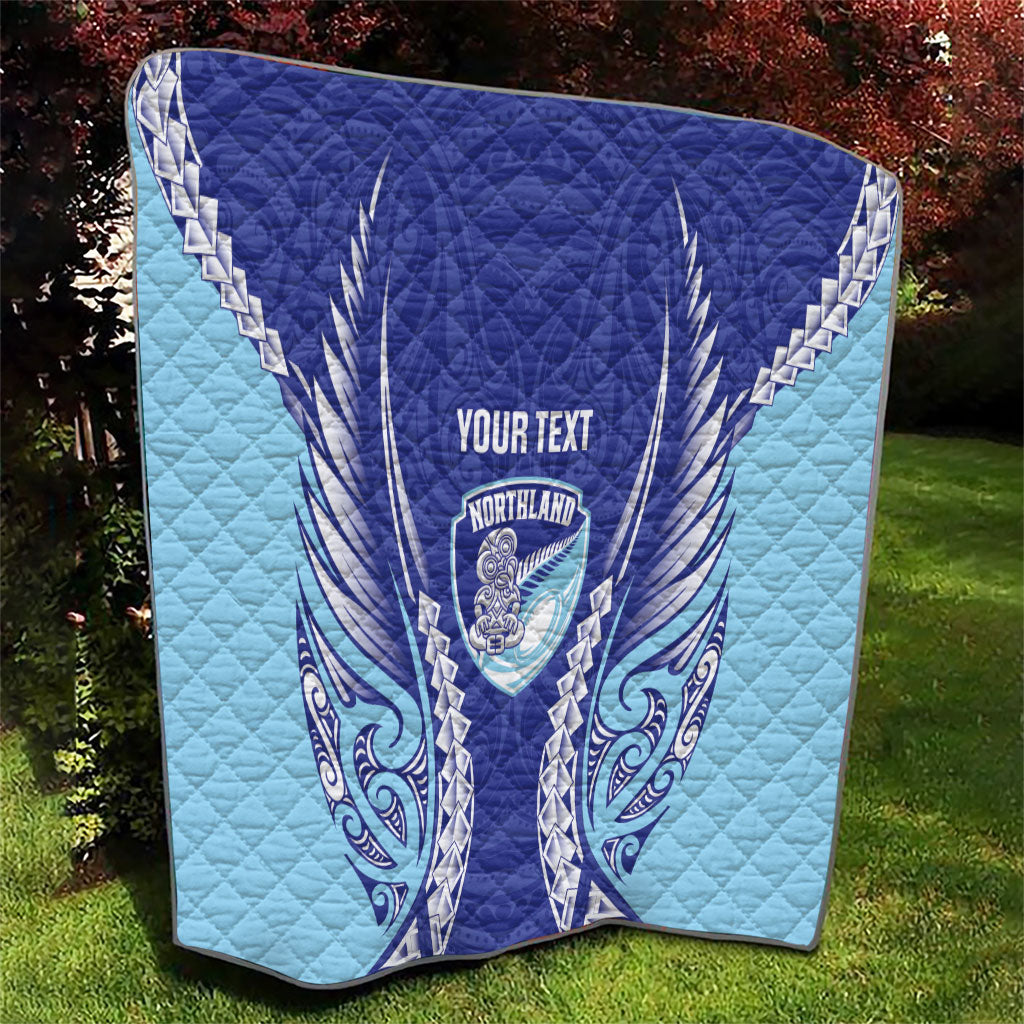 Northland 2026 Rugby Custom Quilt NZ Maori Silver Fern