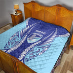Northland 2026 Rugby Custom Quilt NZ Maori Silver Fern