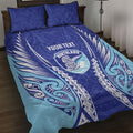 Northland 2026 Rugby Custom Quilt Bed Set NZ Maori Silver Fern