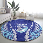 Northland 2026 Rugby Custom Round Carpet NZ Maori Silver Fern
