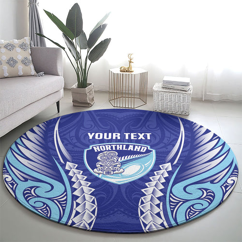 Northland 2026 Rugby Custom Round Carpet NZ Maori Silver Fern