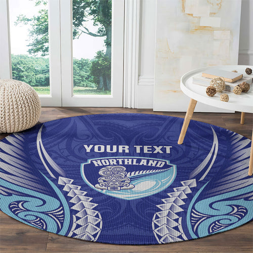 Northland 2026 Rugby Custom Round Carpet NZ Maori Silver Fern