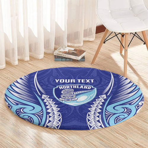 Northland 2026 Rugby Custom Round Carpet NZ Maori Silver Fern