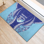 Northland 2026 Rugby Custom Rubber Doormat NZ Maori Silver Fern
