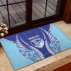 Northland 2026 Rugby Custom Rubber Doormat NZ Maori Silver Fern