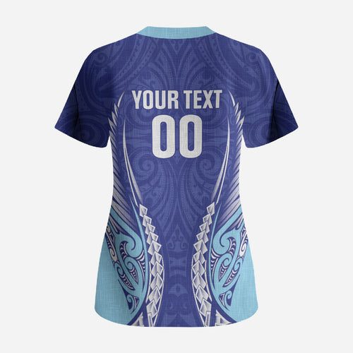 Northland 2026 Rugby Custom Scrub Top NZ Maori Silver Fern