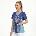 Northland 2026 Rugby Custom Scrub Top NZ Maori Silver Fern
