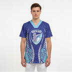 Northland 2026 Rugby Custom Scrub Top NZ Maori Silver Fern