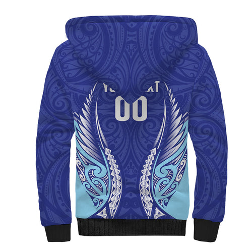 Northland 2026 Rugby Custom Sherpa Hoodie NZ Maori Silver Fern