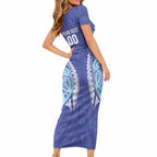 Northland 2026 Rugby Custom Short Sleeve Bodycon Dress NZ Maori Silver Fern LT14