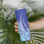 Northland 2026 Rugby Custom Skinny Tumbler NZ Maori Silver Fern