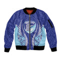 Northland 2026 Rugby Custom Sleeve Zip Bomber Jacket NZ Maori Silver Fern