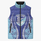 Northland 2026 Rugby Custom Sleeveless Puffer Jacket NZ Maori Silver Fern