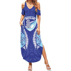 Northland 2026 Rugby Custom Summer Maxi Dress NZ Maori Silver Fern