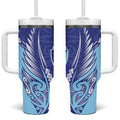 Northland 2026 Rugby Custom Tumbler With Handle NZ Maori Silver Fern