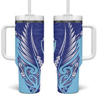 Northland 2026 Rugby Custom Tumbler With Handle NZ Maori Silver Fern
