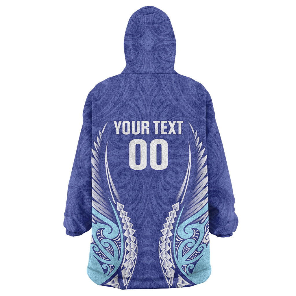 Northland 2026 Rugby Custom Wearable Blanket Hoodie NZ Maori Silver Fern