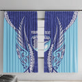 Northland 2026 Rugby Custom Window Curtain NZ Maori Silver Fern