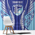 Northland 2026 Rugby Custom Window Curtain NZ Maori Silver Fern