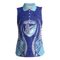 Northland 2026 Rugby Custom Women Sleeveless Polo Shirt NZ Maori Silver Fern