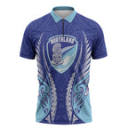 Northland 2026 Rugby Custom Zipper Polo Shirt NZ Maori Silver Fern