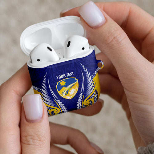 Otago 2026 Rugby Custom AirPods Case NZ Maori Silver Fern