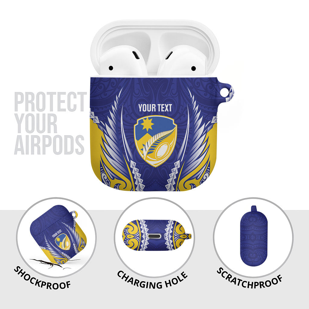 Otago 2026 Rugby Custom AirPods Case NZ Maori Silver Fern
