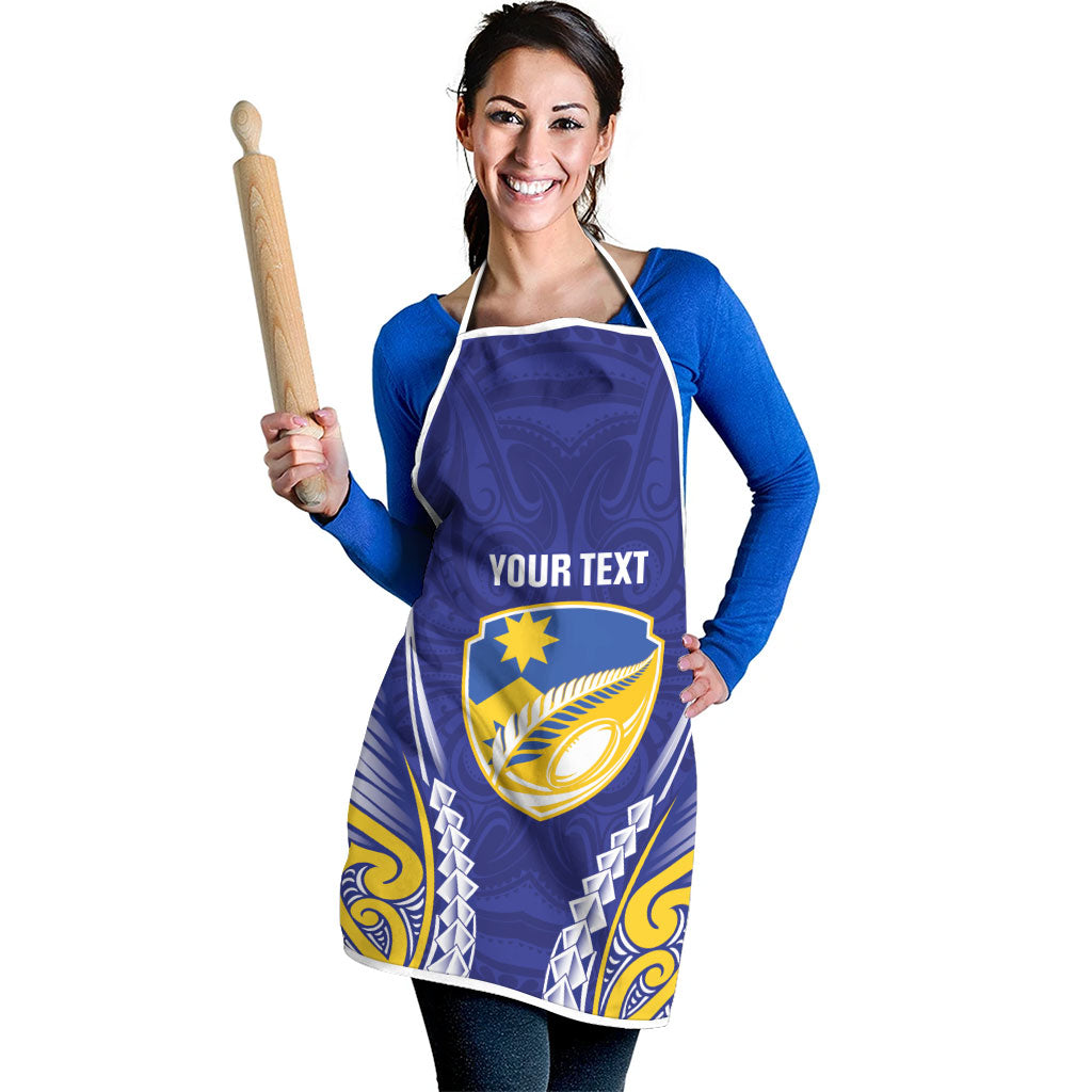 Otago 2026 Rugby Custom Apron NZ Maori Silver Fern