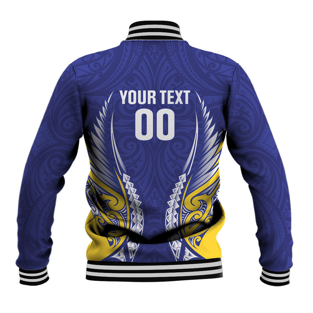 Otago 2026 Rugby Custom Baseball Jacket NZ Maori Silver Fern