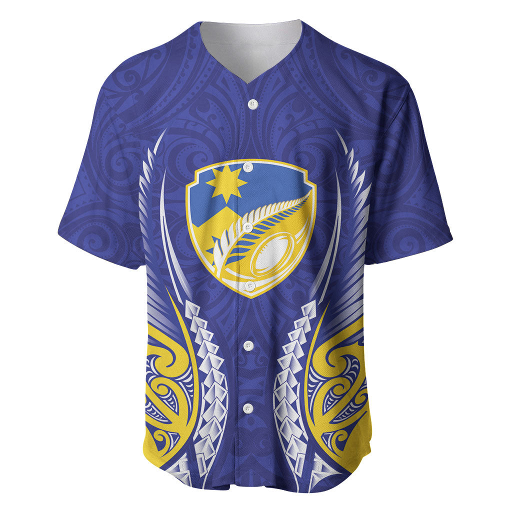 Otago 2026 Rugby Custom Baseball Jersey NZ Maori Silver Fern