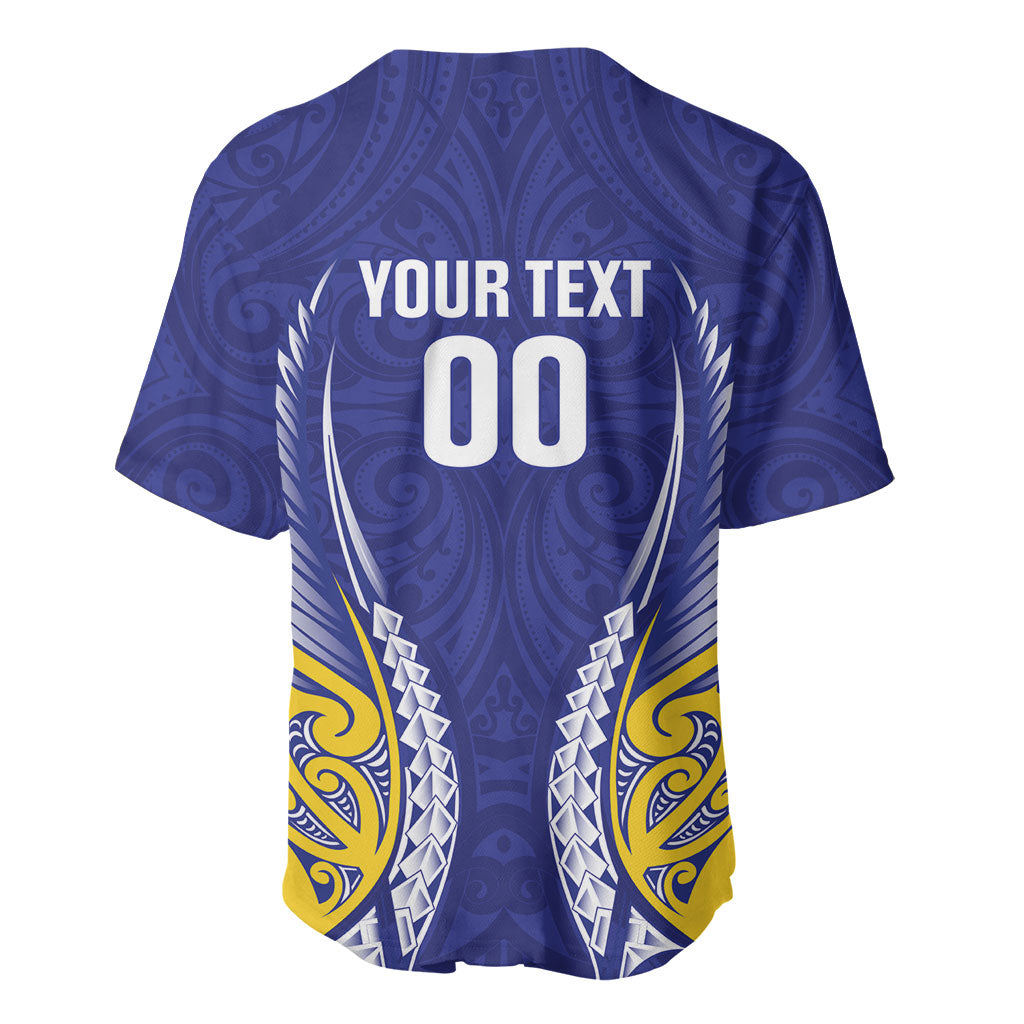 Otago 2026 Rugby Custom Baseball Jersey NZ Maori Silver Fern