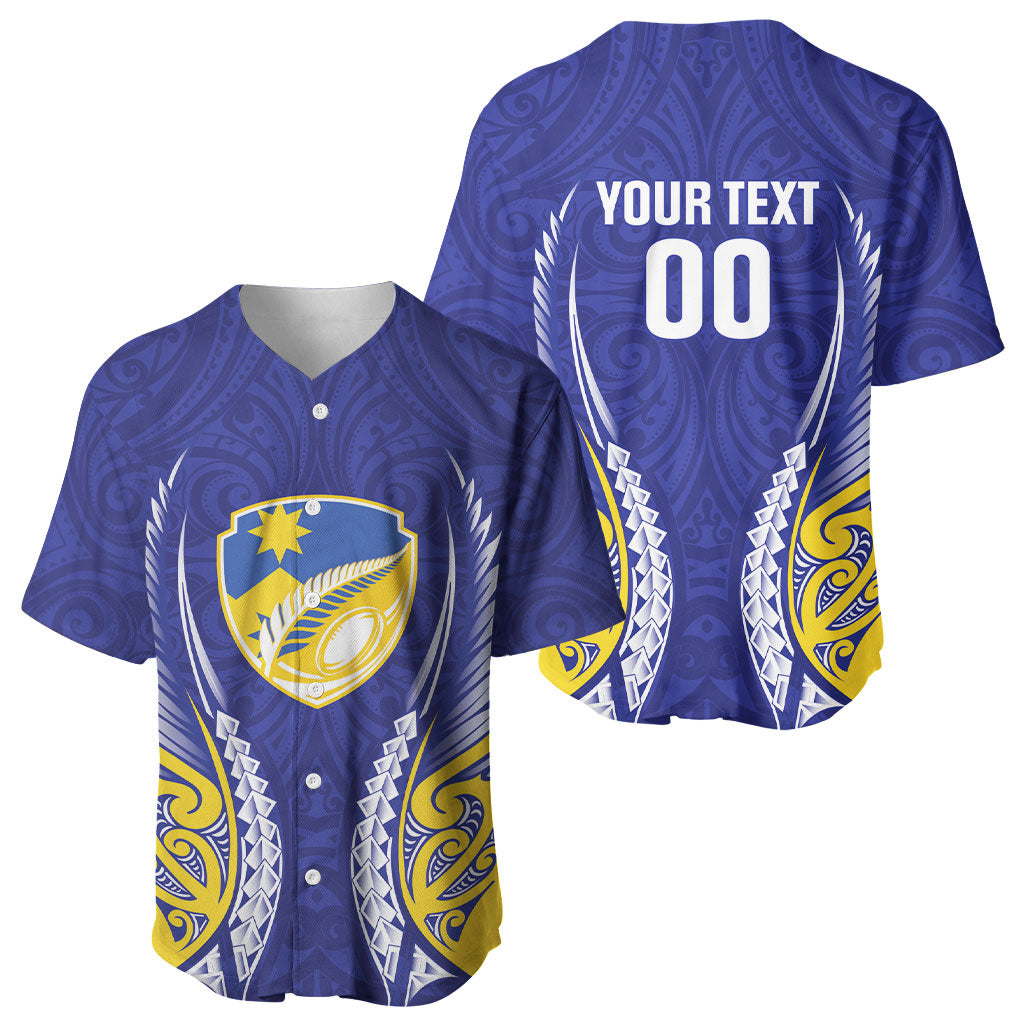 Otago 2026 Rugby Custom Baseball Jersey NZ Maori Silver Fern