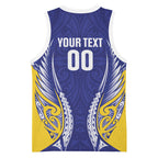 Otago 2026 Rugby Custom Basketball Jersey NZ Maori Silver Fern