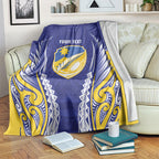 Otago 2026 Rugby Custom Blanket NZ Maori Silver Fern
