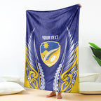 Otago 2026 Rugby Custom Blanket NZ Maori Silver Fern