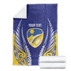 Otago 2026 Rugby Custom Blanket NZ Maori Silver Fern