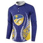 Otago 2026 Rugby Custom Button Sweatshirt NZ Maori Silver Fern