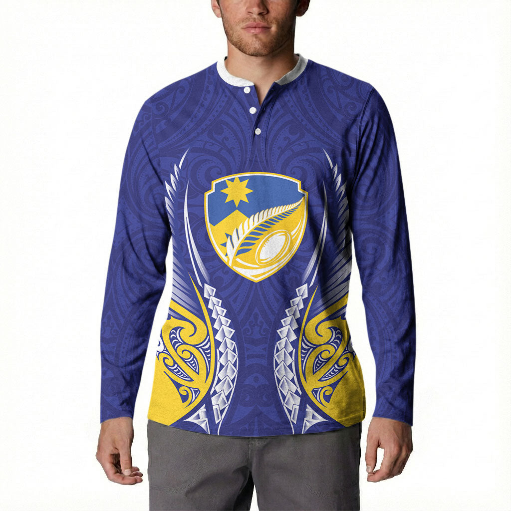 Otago 2026 Rugby Custom Button Sweatshirt NZ Maori Silver Fern